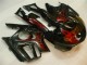 Carena Moto Honda CBR600 F3 1995-1996 - Nero Lucido Rosso Fiamma