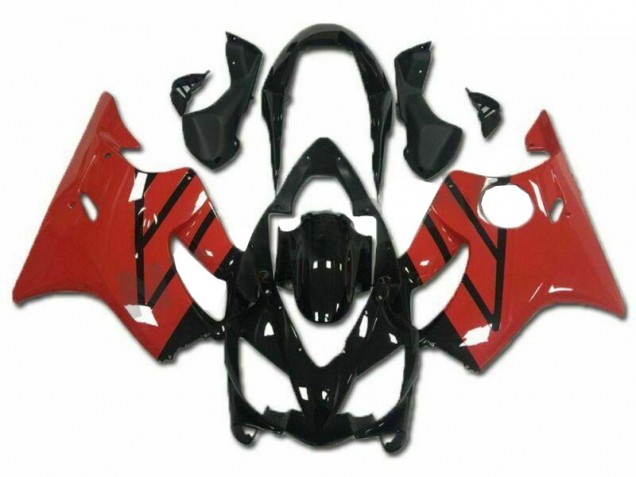 Kit Carena Moto Completo Honda CBR600 F4i 2004-2007 - Rosso Nero Lucido