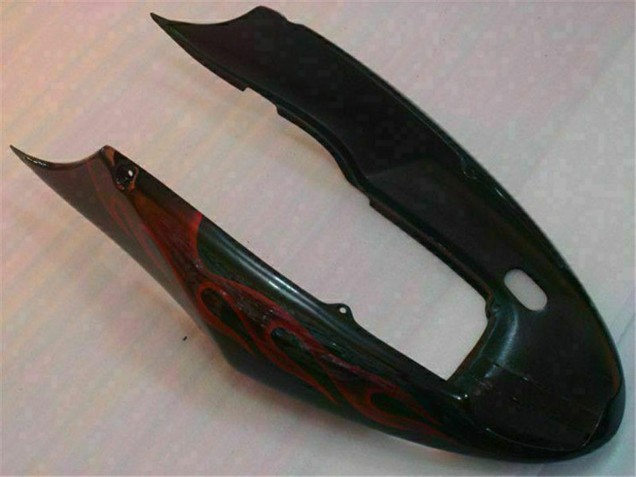 Carena Moto Honda CBR600 F4i 2004-2007 - Nero Lucido Rosso Fiamma