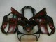 Carena Moto Honda CBR600 F4i 2004-2007 - Nero Lucido Rosso Fiamma
