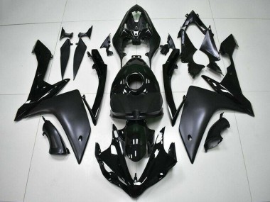 Carena Moto Yamaha YZF R1 2007-2008 - Nero Lucido Nero Opaco Fabbrica