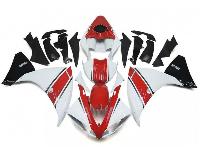 Carena Moto Yamaha YZF R1 2009-2011 - Bianco Rosso Nero