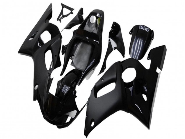 Carena Moto Yamaha YZF R6 1998-2002 - Nero Lucido Nero Opaco