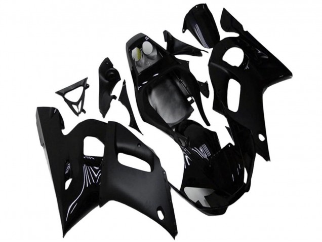 Carena Moto Yamaha YZF R6 1998-2002 - Nero Lucido Nero Opaco