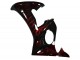 Carena Moto Yamaha YZF R6 2003-2004 - Nero Lucido Rosso Fiamma