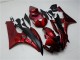 Kit Carena Moto Yamaha YZF R6 2006-2007 - Rosso Nero Opaco