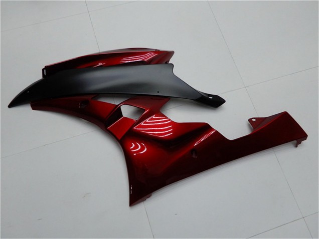 Kit Carena Moto Yamaha YZF R6 2006-2007 - Rosso Nero Opaco