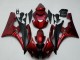 Kit Carena Moto Yamaha YZF R6 2006-2007 - Rosso Nero Opaco