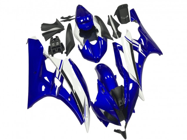 Carena Moto Yamaha YZF R6 2006-2007 - Blu Bianco Nero