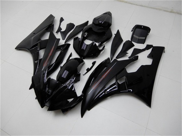 Kit Carena Moto Yamaha YZF R6 2006-2007 - Nero Lucido Nero Opaco