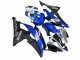 Carena Moto Yamaha YZF R6 2008-2016 - Bianco Blu Nero Opaco Yamalube