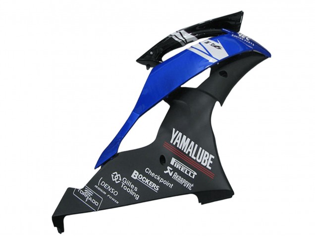 Carena Moto Yamaha YZF R6 2008-2016 - Bianco Blu Nero Opaco Yamalube