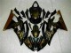 Carena Moto Yamaha YZF R6 2008-2016 - Nero Lucido Oro Fiamma