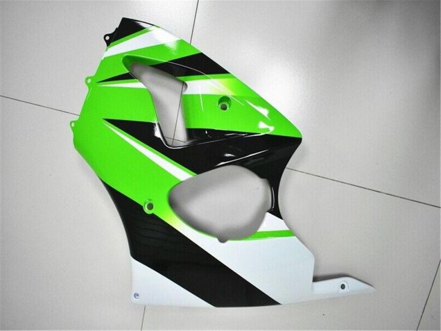 Kit Carena Moto Kawasaki ZX6R 2000-2002 - Verde Bianco Nero
