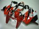 Carena Moto Kawasaki ZX6R 2000-2002 - Bianco Rosso Nero Lucido