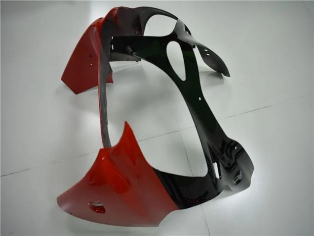Carena Moto Kawasaki ZX6R 2000-2002 - Bianco Rosso Nero Lucido