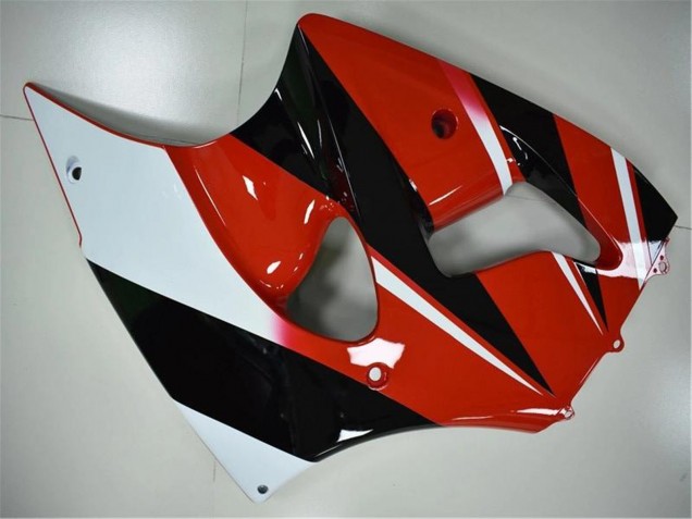 Carena Moto Kawasaki ZX6R 2000-2002 - Bianco Rosso Nero Lucido