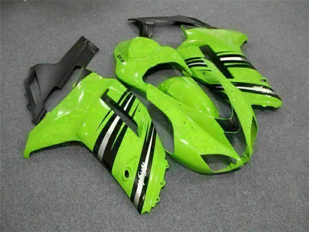 Kit Carena Moto Kawasaki ZX6R 2007-2008 - Verde Nero