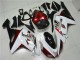 Carena Moto Kawasaki ZX6R 2007-2008 - Bianco Nero Rosso