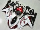 Carena Moto Kawasaki ZX6R 2007-2008 - Bianco Nero Rosso