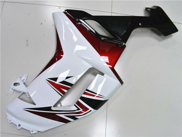 Carena Moto Kawasaki ZX6R 2007-2008 - Bianco Nero Rosso