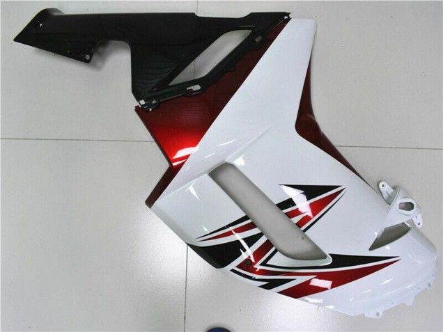 Carena Moto Kawasaki ZX6R 2007-2008 - Bianco Nero Rosso