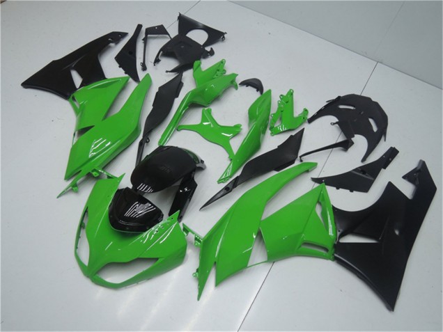 Kit Carena Moto Kawasaki ZX6R 2009-2012 - Verde Nero Lucido