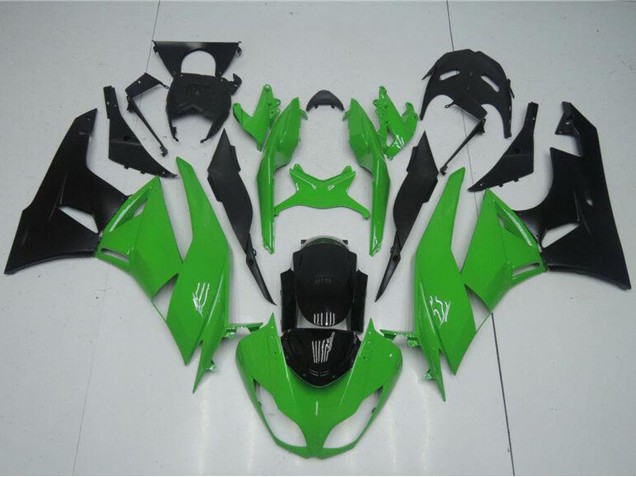 Kit Carena Moto Kawasaki ZX6R 2009-2012 - Verde Nero Lucido