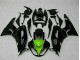 Carena Moto Kawasaki ZX6R 2009-2012 - Nero Lucido Verde