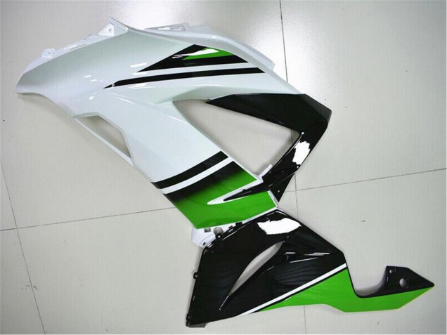 Carena Moto Kawasaki ZX6R 2013-2018 - Verde Bianco Nero Lucido