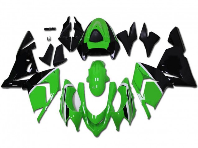 Carena Moto Kawasaki ZX10R 2004-2005 - Verde Nero Lucido