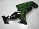 Carena Moto Kawasaki ZX10R 2006-2007 - Nero Lucido Verde Fiamma