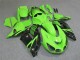 Carena Moto Kawasaki ZX14R ZZR1400 2006-2011 - Verde Nero Lucido