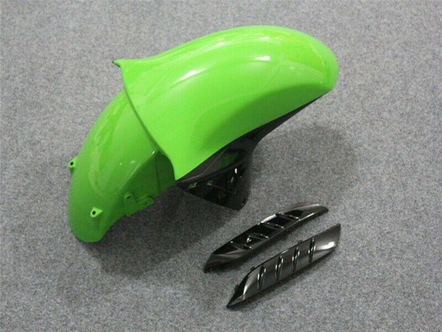 Carena Moto Kawasaki ZX14R ZZR1400 2006-2011 - Verde Nero Lucido