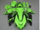 Carena Moto Kawasaki ZX14R ZZR1400 2006-2011 - Verde Nero Lucido