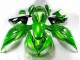 Carena Moto Kawasaki ZX14R ZZR1400 2012-2024 - Verde Nero Lucido