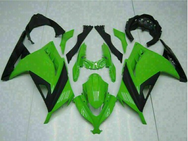 Carena Moto Kawasaki Ninja 300 EX300R 2013-2024 - Verde Nero Fabbrica
