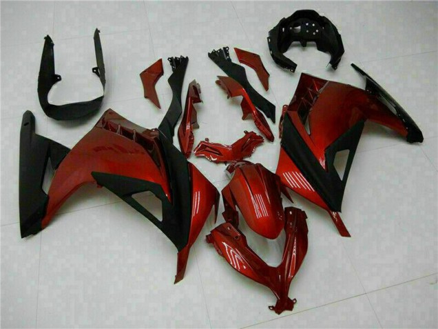 Carena Moto Kawasaki Ninja 300 EX300R 2013-2024 - Rosso Nero