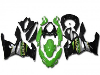 Carena Moto Kawasaki EX400 2018-2024 - Verde Nero Grigio Fabbrica