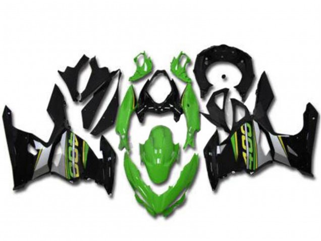 Carena Moto Kawasaki EX400 2018-2024 - Verde Nero Grigio