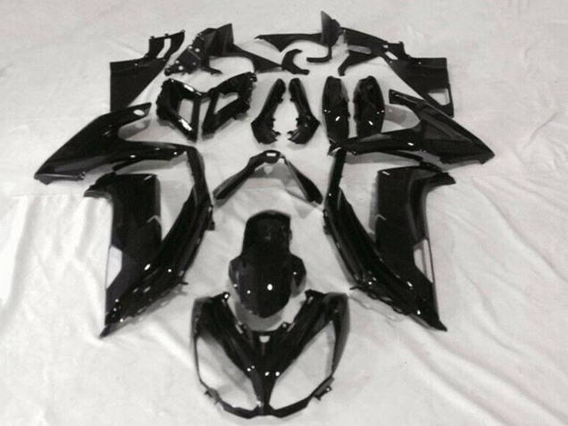 Carena Moto Kawasaki EX650 2012-2016 - Nero Lucido