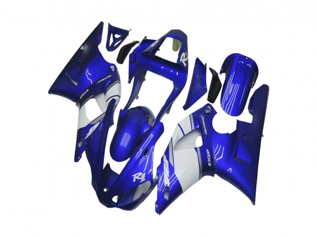 Carena Moto Yamaha YZF R1 2000-2001 - Blu Bianco