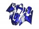 Carena Moto Yamaha YZF R1 2000-2001 - Blu Bianco