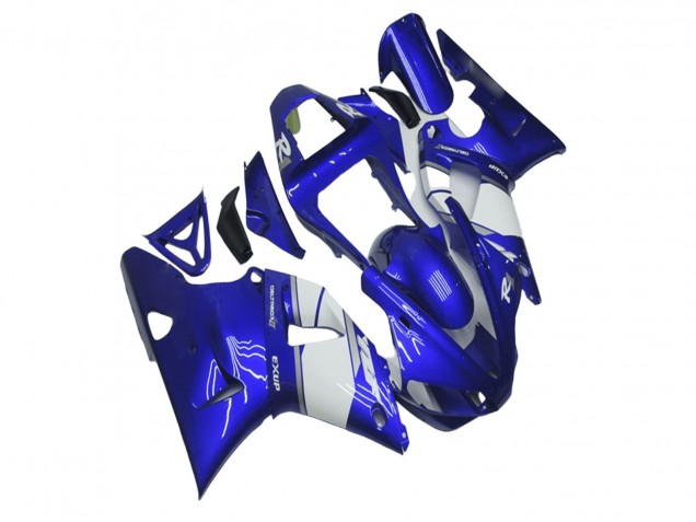 Carena Moto Yamaha YZF R1 2000-2001 - Blu Bianco