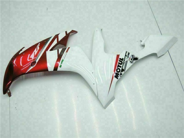 Carena Moto Yamaha YZF R1 2004-2006 - Bianco Rosso Giallo Motul 46