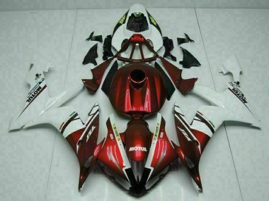 Carena Moto Yamaha YZF R1 2004-2006 - Bianco Rosso Giallo Motul 46 Fabbrica