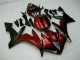 Carena Moto Yamaha YZF R1 2004-2006 - Rosso Bordeaux Nero Opaco