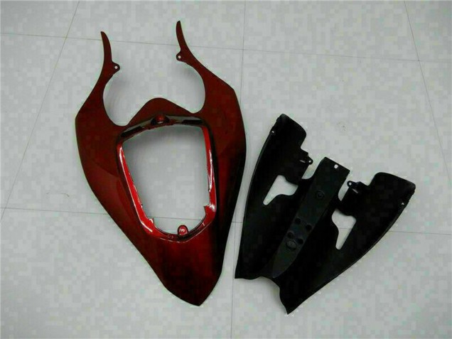Carena Moto Yamaha YZF R1 2004-2006 - Rosso Bordeaux Nero Opaco