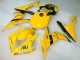 Carena Moto Yamaha YZF R1 2004-2006 - Giallo Nero Lucido Dunlop 50