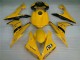 Carena Moto Yamaha YZF R1 2004-2006 - Giallo Nero Lucido Dunlop 50
